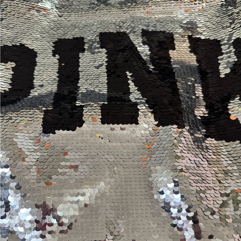 Pink Reversible Sequin Tote - Picture 3 of 7